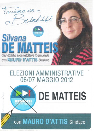 Silvana Maria DE MATTEIS - la Brindisi migliore