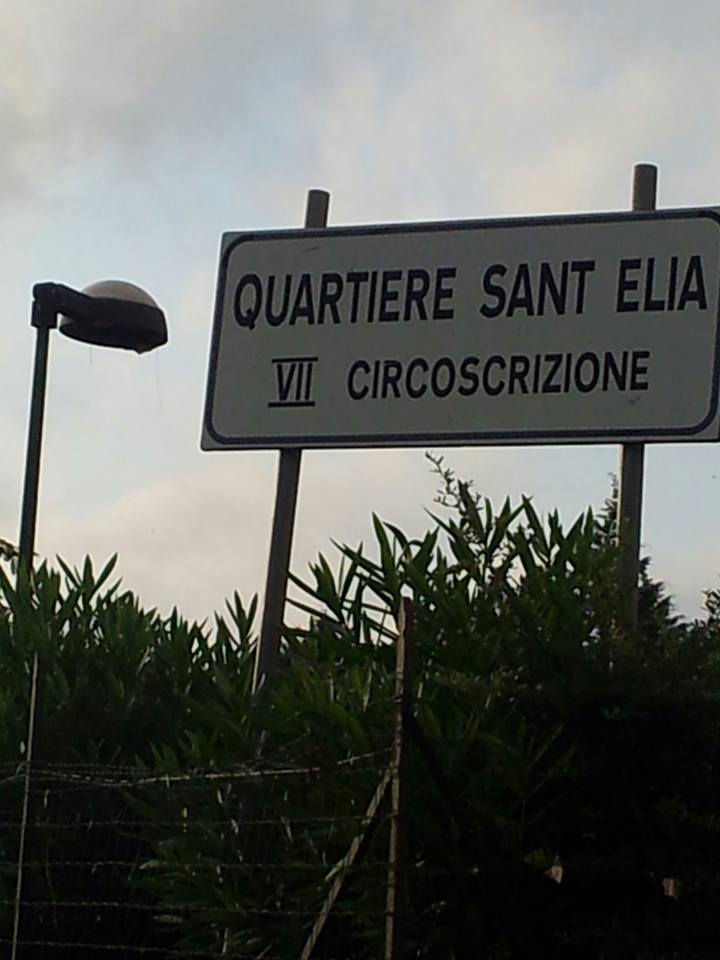 Quartiere Sant'Elia - cartello
